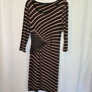 Spense Knit Dress, Black/Toasty, Size L